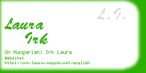 laura irk business card